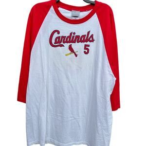 St. Louis Cardinals MLB Albert Pujols softball jersey style red white shirt XL